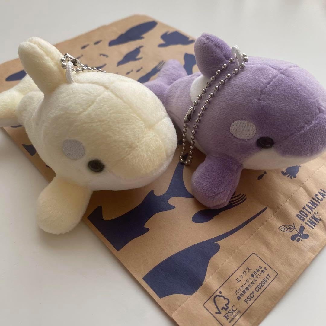 神戸須磨シーワールド限定】 シャチ ぬいぐるみ マスコット 2個
